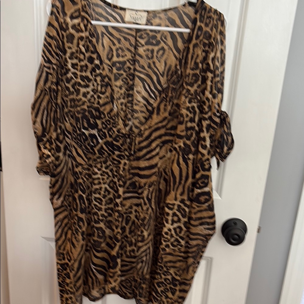 Leopard Print Women's Top